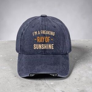 Navy Blue Graphic Women's Hat